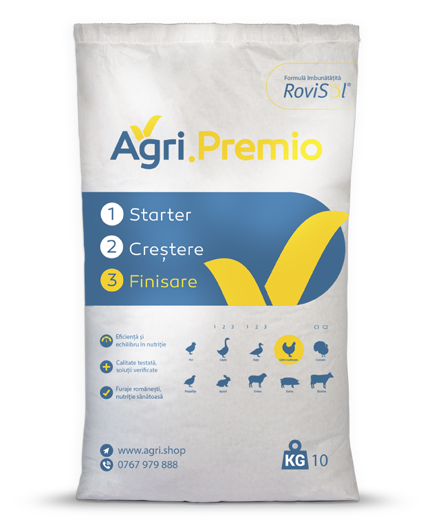 04. Gaini Ouatoare 10Kg Furaj complet Găini Ouătoare 10 kg AGRI.PREMIO - imagine 1